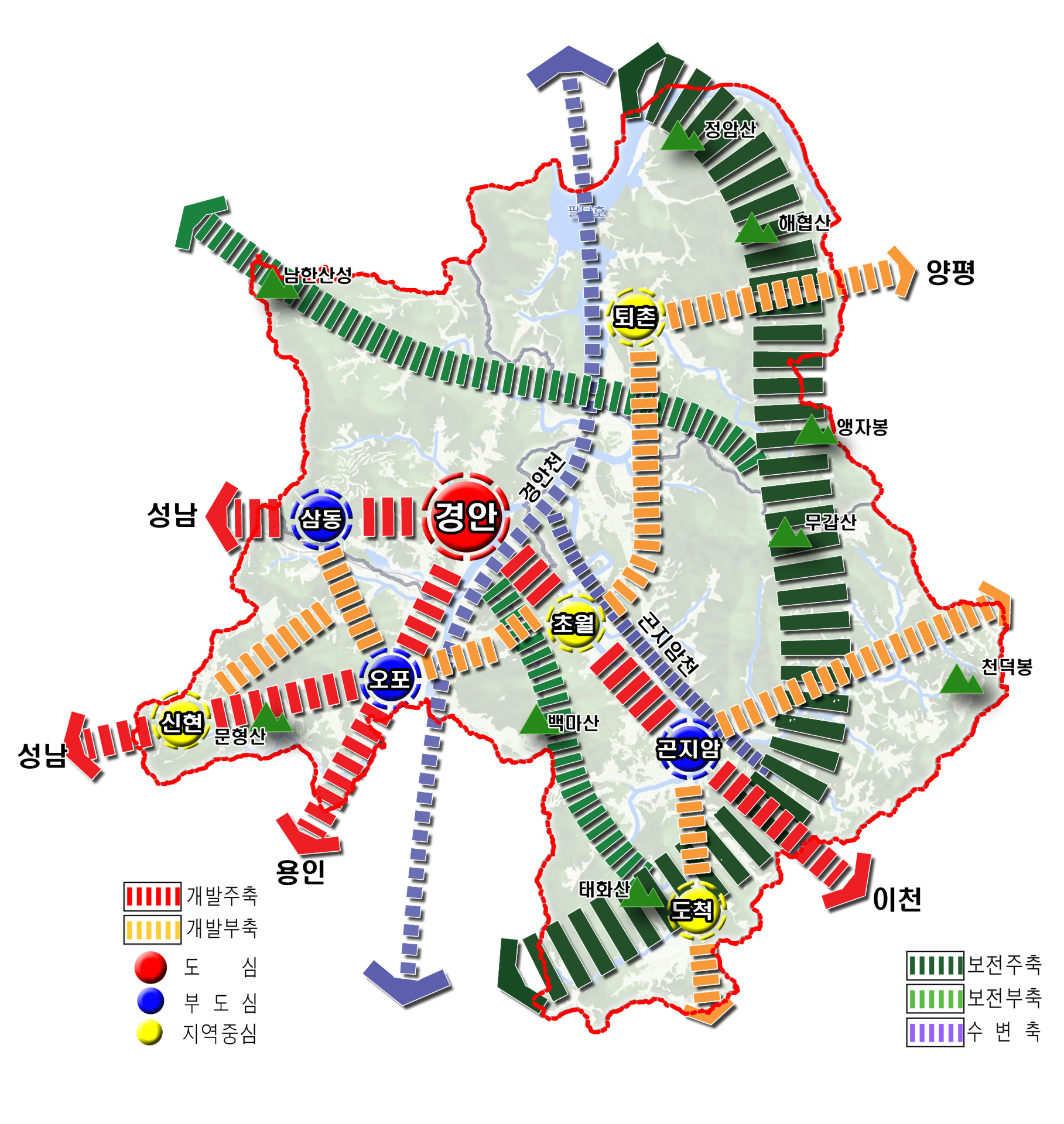 경기도, 2040년 광주 도시기본계획 승인…인구 52만5천명 목표