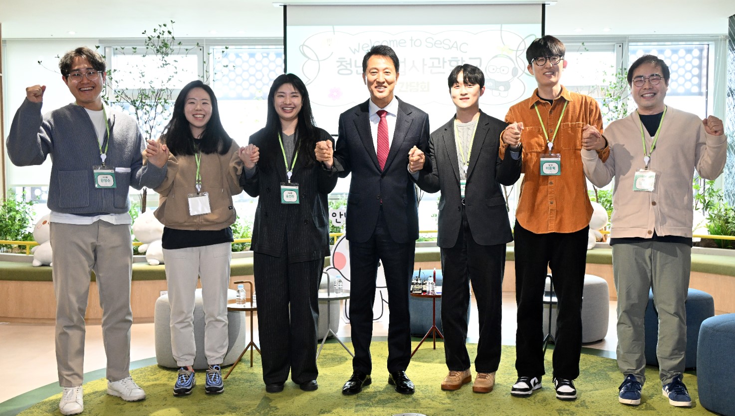 오세훈 시장, 청년취업사관학교 간담회…